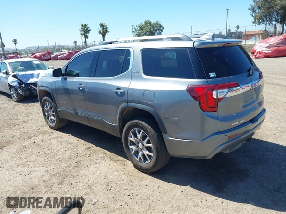 2021 GMC Acadia SLT with VIN 1GKKNMLS1MZ218856, listed as a IAAI auction lot 41797665 with 59,958 mi miles. Bid and sale history available at carsss.com. Image 3.