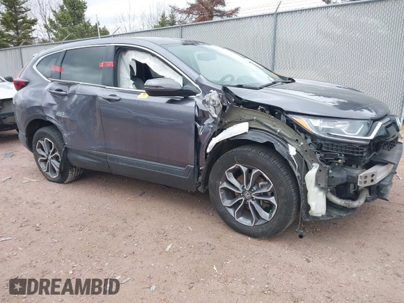 2022 Honda CR-V EX-L with VIN 7FARW2H81NE011064, listed as a IAAI auction lot 42010217 with 1 mi miles. Bid and sale history available at carsss.com. Image 1.