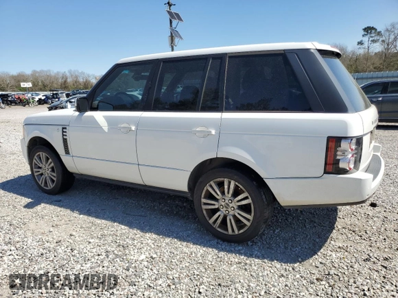 2012 Land Rover Range Rover HSE Lux with VIN SALMF1D44CA388182, listed as a Copart auction lot 49633695 with 152,503 mi miles and Clean title. Bid and sale history available at DreamBid. Image 2.
