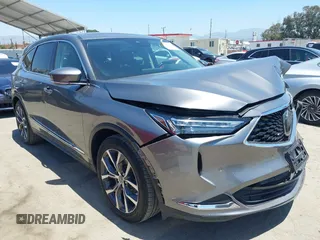2023 Acura MDX Technology with VIN 5J8YD9H4XPL005963, listed as a IAAI auction lot 42325583 with 36,220 mi miles and . Bid and sale history available at DreamBid. Image 1.