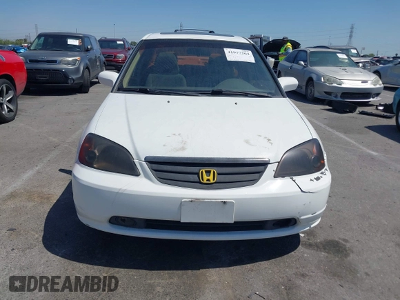 2003 Honda Civic EX with VIN 2HGES26753H508367, listed as a IAAI auction lot 41977264 with 203,867 mi miles. Bid and sale history available at carsss.com. Image 6.