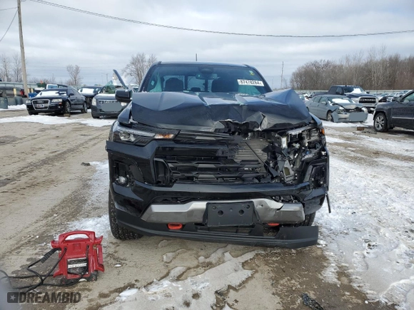 2023 Chevrolet Colorado 4WD Z71 with VIN 1GCPTDEK1P1261018, listed as a Copart auction lot 87478284 with 0 mi miles and Salvage Title. Bid and sale history available at carsss.com. Image 5.