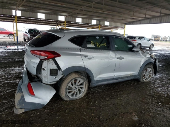 2016 Hyundai Tucson SE with VIN KM8J3CA40GU082275, listed as a Copart auction lot 65003764 with 0 mi miles and Salvage Title. Bid and sale history available at carsss.com. Image 3.