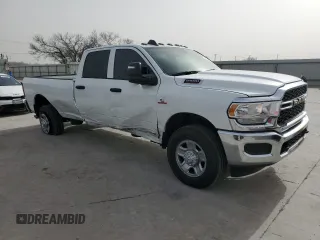 2024 Ram 2500 Tradesman with VIN 3C6UR5HL8RG395452, listed as a Copart auction lot 49342615 with 3,064 mi miles and Salvage title. Bid and sale history available at DreamBid. Image 4.