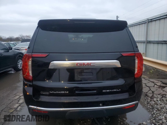 2022 GMC Yukon XL Denali with VIN 1GKS2JKT8NR211969, listed as a Copart auction lot 81858004 with 176,693 mi miles and Salvage Title. Bid and sale history available at carsss.com. Image 6.