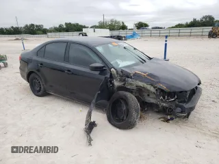 2015 Volkswagen Jetta S with VIN 3VW2K7AJ5FM414316, listed as a Copart auction lot 49685835 with 104,789 mi miles and Salvage title. Bid and sale history available at DreamBid. Image 4.