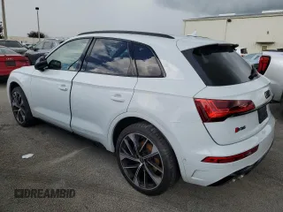 2023 Audi SQ5 Prestige with VIN WA1C4AFYXP2167611, listed as a Copart auction lot 74257204 with Not Provided miles and Salvage Title. Bid and sale history available at DreamBid. Image 2.