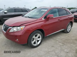 2010 Lexus RX 350 with VIN 2T2BK1BA6AC020108, listed as a Copart auction lot 60873835 with 181,604 mi miles and Salvage title. Bid and sale history available at DreamBid. Image 1.