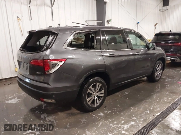 2017 Honda Pilot EX-L z VIN 5FNYF6H58HB105029, wystawiony jako IAAI lot #42179949 z przebiegiem 143 170 mil mil oraz . Historia ofert i sprzedaży dostępna na DreamBid. Obrazek 4.