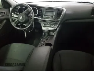 2015 Kia Optima LX with VIN KNAGM4A75F5640302, listed as a Copart auction lot 43641325 with 95,606 mi miles and Salvage Title. Bid and sale history available at DreamBid. Image 8.