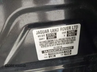 2015 Jaguar XJ с VIN SAJWA3HT3FMV86221, выставлен на аукционе IAAI как лот 42628203 с пробегом 125 951 миль миль и . История ставок и продаж доступна на DreamBid. Изображение 9.