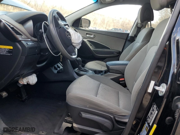 2017 Hyundai Santa Fe Sport 2.4L with VIN 5XYZTDLB7HG411789, listed as a Copart auction lot 50627355 with NaN miles and Salvage Title. Bid and sale history available at carsss.com. Image 7.