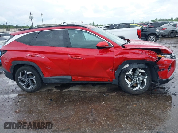 2022 Hyundai Tucson SEL with VIN 5NMJF3AE2NH115088, listed as a IAAI auction lot 41915800 with 13,120 mi miles and . Bid and sale history available at DreamBid. Image 13.