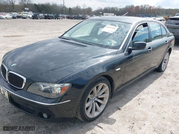 2008 BMW 7 Series 750Li with VIN WBAHN83518DT82406, listed as a IAAI auction lot 42037591 with 144,624 mi miles. Bid and sale history available at carsss.com. Image 2.