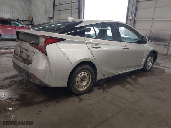 2022 Toyota Prius LE with VIN JTDL9MFU3N3031687, listed as a IAAI auction lot 41560894 with 140,811 mi miles. Bid and sale history available at carsss.com. Image 4.