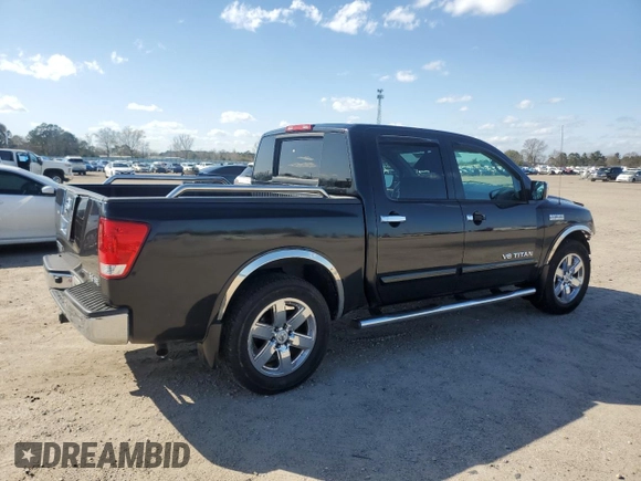 2010 Nissan Titan SE with VIN 1N6BA0ED4AN312650, listed as a Copart auction lot 47284915 with 266,394 mi miles and Salvage Title. Bid and sale history available at carsss.com. Image 3.
