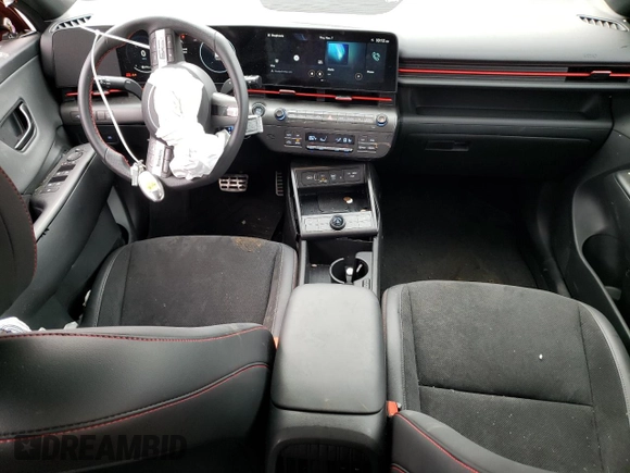 2024 Hyundai Kona N Line with VIN KM8HACA34RU118306, listed as a Copart auction lot 79687814 with 3,393 mi miles and Salvage Title. Bid and sale history available at DreamBid. Image 8.