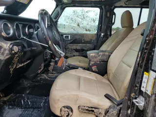 2018 Jeep Wrangler Unlimited Sahara with VIN 1C4HJXEG5JW211272, listed as a Copart auction lot 61765625 with 108,010 mi miles and Salvage title. Bid and sale history available at DreamBid. Image 7.