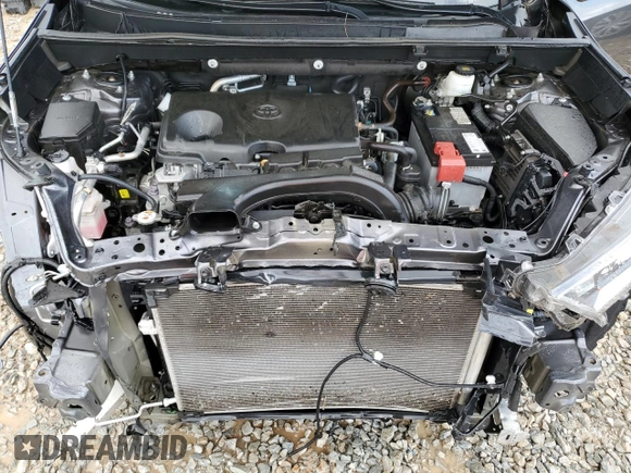 2021 Toyota RAV4 XLE Premium with VIN 2T3C1RFV9MC109917, listed as a Copart auction lot 58594335 with 64,995 mi miles and Salvage title. Bid and sale history available at DreamBid. Image 12.