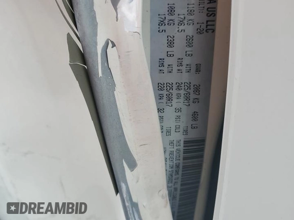 2020 Jeep Compass Sport с VIN 3C4NJDAB9LT174408, выставлен на аукционе Copart как лот 56135065 с пробегом 23 465 миль миль и Списание • Salvage title. История ставок и продаж доступна на DreamBid. Изображение 14.