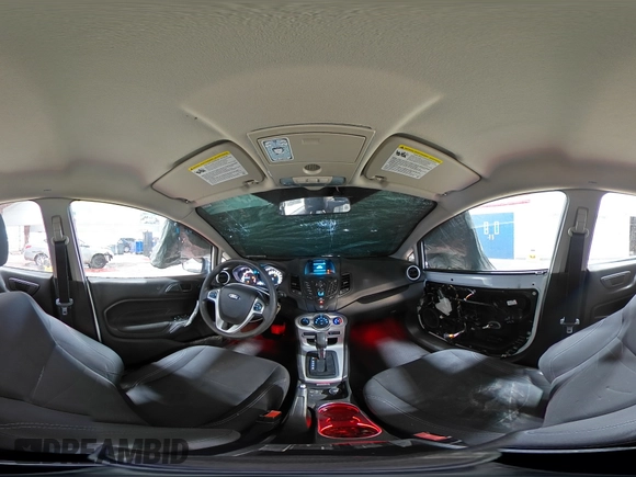 2017 Ford Fiesta SE with VIN 3FADP4EJ4HM163531, listed as a Copart auction lot 45117985 with 87,412 mi miles and Salvage Title. Bid and sale history available at carsss.com. Image 12.
