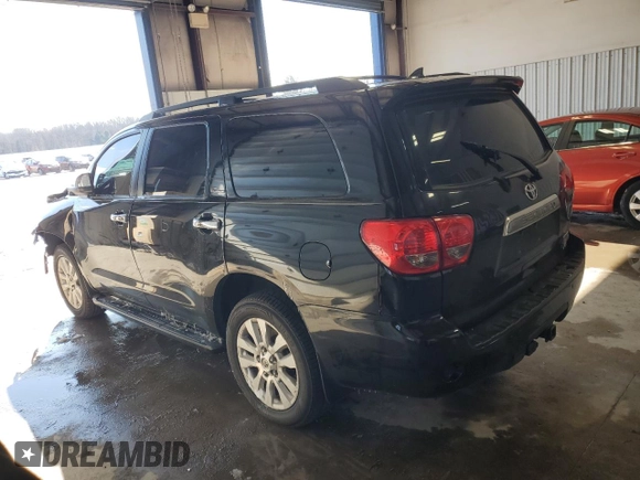 2016 Toyota Sequoia Platinum with VIN 5TDDW5G17GS129498, listed as a Copart auction lot 89099455 with 0 mi miles and Salvage Title. Bid and sale history available at carsss.com. Image 2.