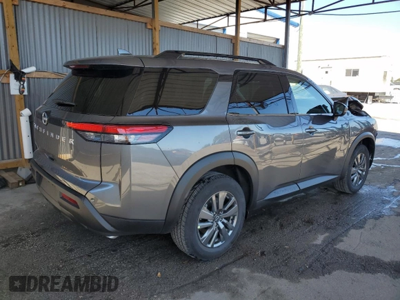 2025 Nissan Pathfinder SV with VIN 5N1DR3BA4SC228403, listed as a Copart auction lot 48722615 with 1,037 mi miles and Clean title. Bid and sale history available at DreamBid. Image 3.