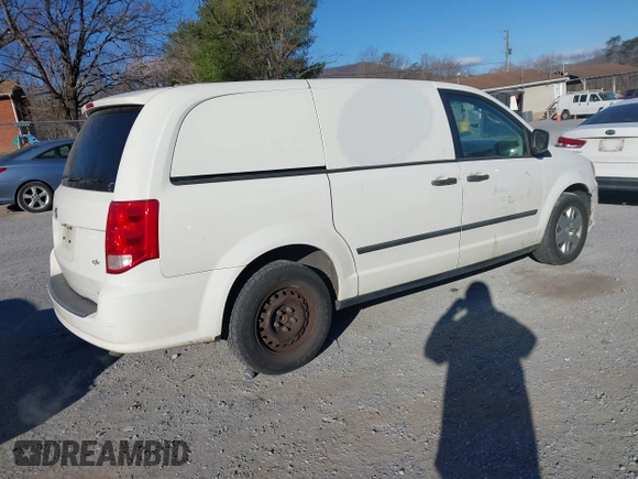 2013 Ram Cargo Van with VIN 2C4RRGAGXDR640214, listed as a IAAI auction lot 41812963 with 262,346 mi miles and . Bid and sale history available at DreamBid. Image 4.