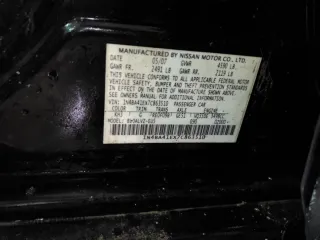 2007 Nissan Maxima 3.5 SE with VIN 1N4BA41EX7C863510, listed as a Copart auction lot 44194235 with 0 mi miles and Non Repairable. Bid and sale history available at carsss.com. Image 12.