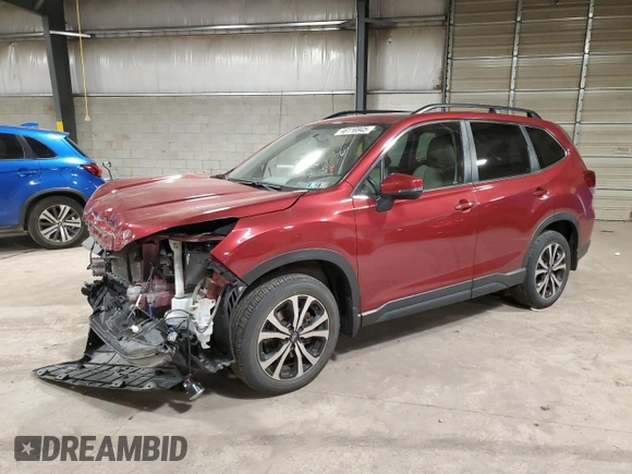 2020 Subaru Forester Limited with VIN JF2SKASC6LH592981, listed as a Copart auction lot 46116945 with 20,710 mi miles and Salvage Title. Bid and sale history available at carsss.com. Image 1.