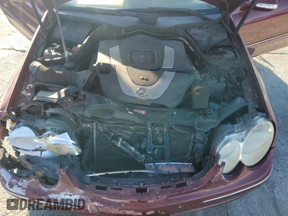 2007 Mercedes-Benz CLK 350 with VIN WDBTJ56H37F213910, listed as a Copart auction lot 78268504 with 109,569 mi miles and Salvage Title. Bid and sale history available at DreamBid. Image 11.