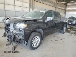 2019 Chevrolet Silverado 1500 LT with VIN 3GCPYDEK2KG212521, listed as a Copart auction lot 46452255 with 69,782 mi miles and Salvage Title. Bid and sale history available at carsss.com. Image 1.