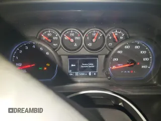 2021 Chevrolet Silverado 1500 Custom with VIN 1GCPYBEK3MZ120101, listed as a Copart auction lot 84403284 with 52,693 mi miles and Salvage Title. Bid and sale history available at DreamBid. Image 9.