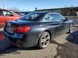 2016 BMW 4 Series 428i xDrive with VIN WBA3T1C56G5F38863, listed as a Copart auction lot 46071735 with 46,765 mi miles and Salvage title. Bid and sale history available at DreamBid. Image 3.