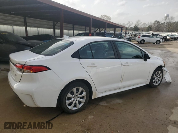 2023 Toyota Corolla LE with VIN 5YFB4MDE9PP069487, listed as a Copart auction lot 49072055 with 57,088 mi miles and Clean Title. Bid and sale history available at carsss.com. Image 3.