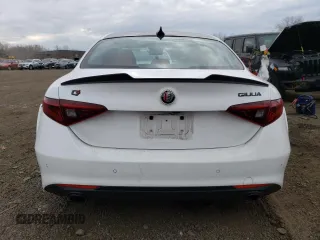 2019 Alfa Romeo Giulia with VIN ZARFANANXK7622362, listed as a Copart auction lot 46535223 with 28,946 mi miles. Bid and sale history available at carsss.com. Image 6.