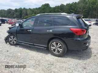 2019 Nissan Pathfinder SV with VIN 5N1DR2MM9KC629317, listed as a Copart auction lot 58920105 with 59,934 mi miles and Salvage title. Bid and sale history available at DreamBid. Image 2.