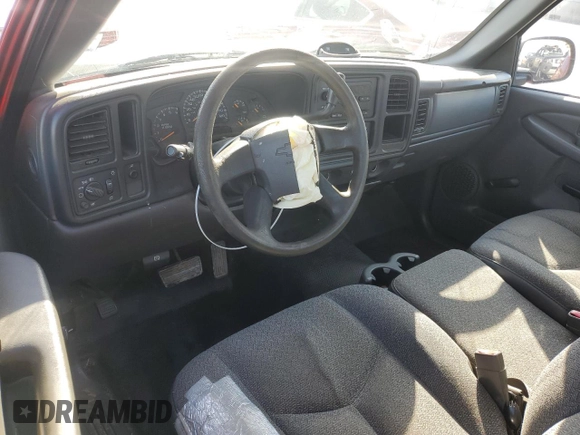 2006 Chevrolet Silverado 1500 Work Truck with VIN 3GCEC14X76G270714, listed as a Copart auction lot 52368285 with 212,222 mi miles and Salvage Title. Bid and sale history available at DreamBid. Image 8.