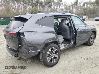 2021 Toyota Highlander Hybrid XLE z VIN 5TDGBRCH3MS530576, wystawiony jako Copart lot #51135275 z przebiegiem 145 084 mil mil oraz Szkoda całkowita • Salvage title. Historia ofert i sprzedaży dostępna na DreamBid. Obrazek 3.