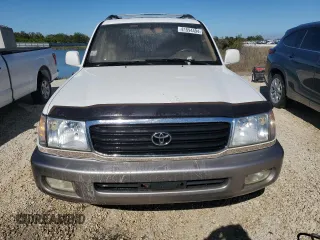 2001 Toyota Land Cruiser with VIN JTEHT05J912001418, listed as a Copart auction lot 81594494 with 289,258 mi miles and Salvage Title. Bid and sale history available at carsss.com. Image 5.