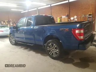 2022 Ford F-150 XL z VIN 1FTEX1EP7NFC10239, wystawiony jako Copart lot #57776525 z przebiegiem 46 980 mil mil oraz Szkoda całkowita • Salvage title. Historia ofert i sprzedaży dostępna na DreamBid. Obrazek 2.