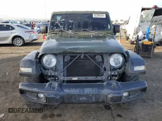 2021 Jeep Wrangler Unlimited Willys with VIN 1C4HJXDM0MW655574, listed as a Copart auction lot 82288524 with 34,986 mi miles and Salvage title. Bid and sale history available at DreamBid. Image 5.