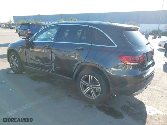 2020 Mercedes-Benz GLC with VIN WDC0G8EB8LF750388, listed as a IAAI auction lot 41377687 with 44,517 mi miles. Bid and sale history available at carsss.com. Image 3.
