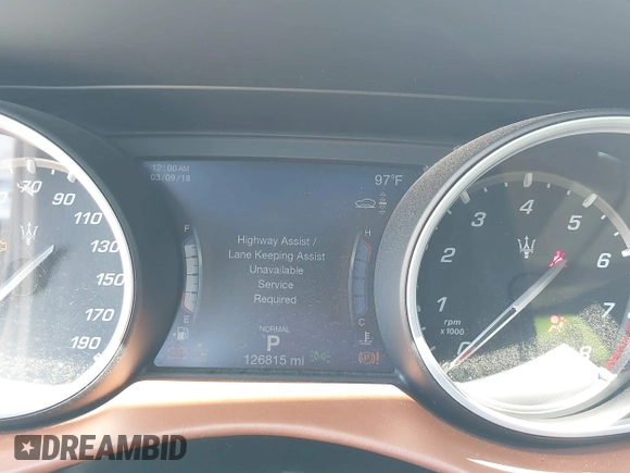 2019 Maserati Levante GranLusso z VIN ZN661XUL4KX319060, wystawiony jako IAAI lot #41823485 z przebiegiem 126 815 mil mil oraz . Historia ofert i sprzedaży dostępna na DreamBid. Obrazek 7.