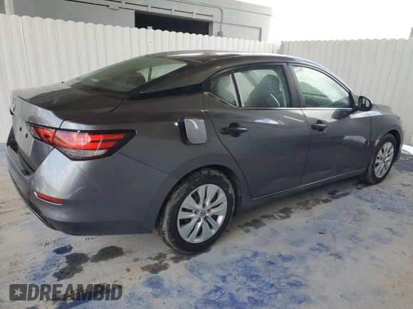 2025 Nissan Sentra S z VIN 3N1AB8BV1SY228929, wystawiony jako Copart lot #58368595 z przebiegiem 11 772 mil mil oraz Czysty tytuł • Clean title. Historia ofert i sprzedaży dostępna na DreamBid. Obrazek 3.