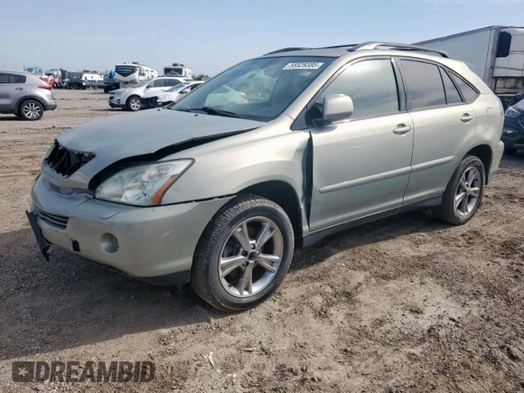 2006 Lexus RX 400h with VIN JTJHW31U060014913, listed as a Copart auction lot 55529385 with 200,236 mi miles and Clean Title. Bid and sale history available at DreamBid. Image 1.