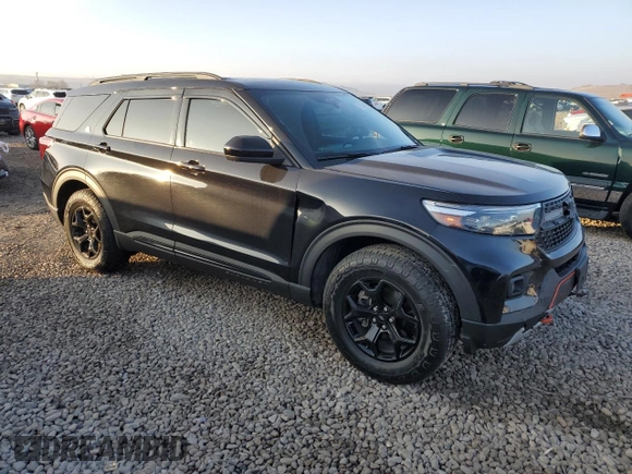 2022 Ford Explorer Timberline with VIN 1FMSK8JH1NGC05598, listed as a Copart auction lot 83396844 with 46,710 mi miles and Salvage Title. Bid and sale history available at carsss.com. Image 4.