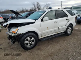 2008 Kia Sorento LX z VIN KNDJC735785780508, wystawiony jako Copart lot #83398454 z przebiegiem 153 634 mil mil oraz Szkoda całkowita • Salvage title. Historia ofert i sprzedaży dostępna na DreamBid. Obrazek 1.