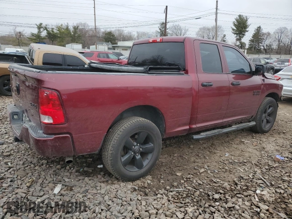 2018 Ram 1500 Express with VIN 1C6RR7FG3JS235192, listed as a Copart auction lot 49101805 with 85,127 mi miles and Salvage Title. Bid and sale history available at carsss.com. Image 3.