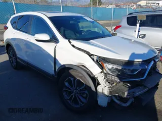2020 Honda CR-V EX z VIN 5J6RW1H59LA014497, wystawiony jako IAAI lot #41755125 z przebiegiem 80 721 mil mil oraz . Historia ofert i sprzedaży dostępna na DreamBid. Obrazek 1.